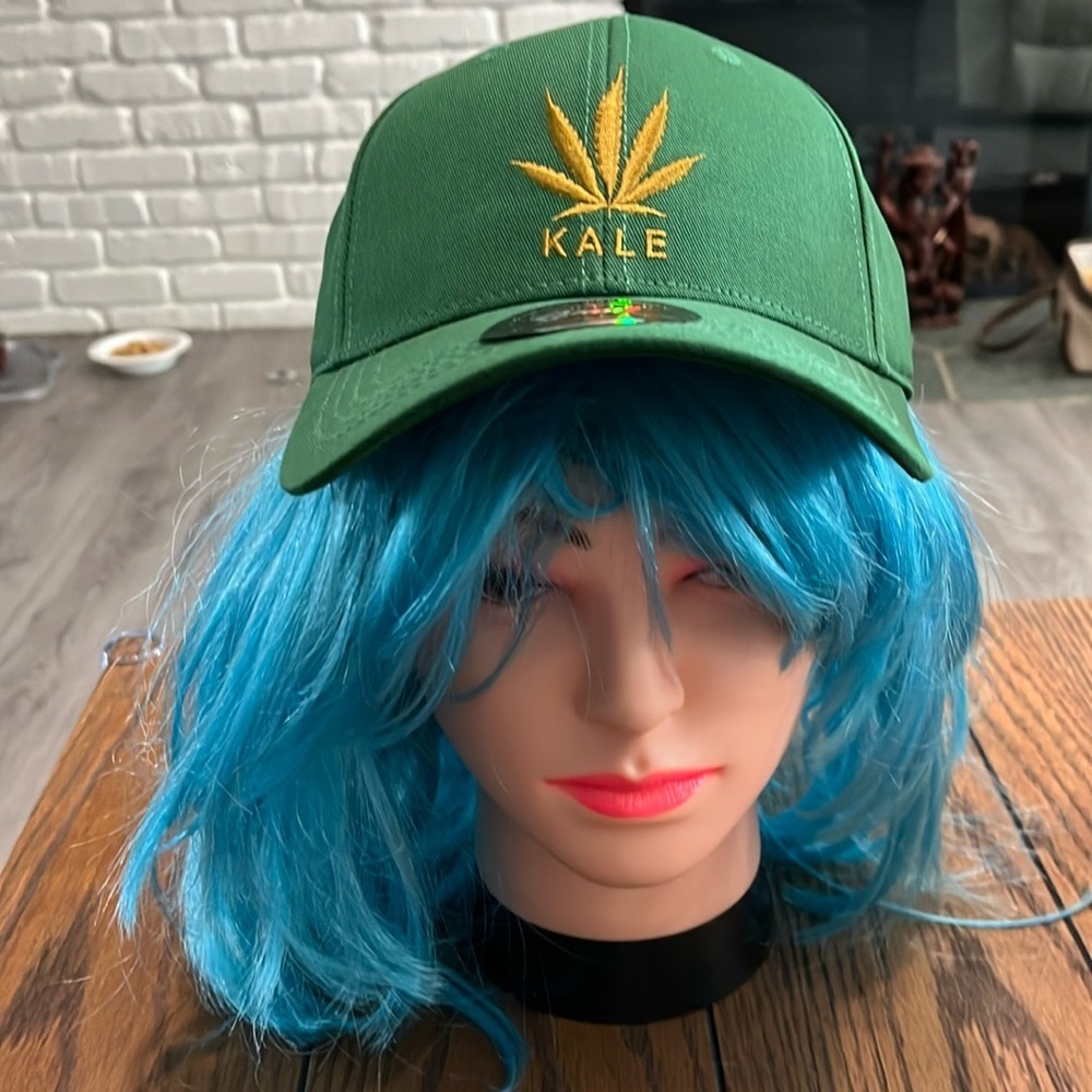 Unisex Kale cap in green w kale logo